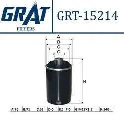 Yağ Filtresi (VW: Golf VI-Passat 10-Tiguan 07-T5 11-/ Audi:A3 04-A4 08-A6 11-/ Seat:Leon 09-2.0 Tfs