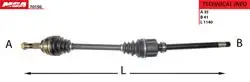 Aks Sağ (Fiat: Ducato / Peugeot: Boxer / Citroen: Jumper 2.2 Mjtd 2.3 Mjtd 06-)