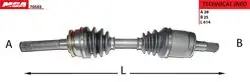 Aks Komple Sol-(Mitsubishi: L200 Pıckup 97 > 04 4Wd / Pajero 92 > 04)