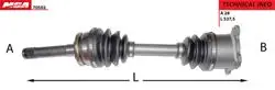 Aks Komple Sağ-(Mitsubishi: L200 Pıckup 97 > 04 4Wd / Pajero 92 > 04)