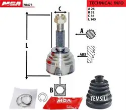 Aks Kafa Dıs-(Toyota: Avensis 97 > 02 / Carina-E 97 > 02) (26×32×56)