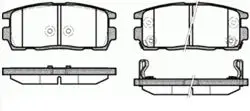 Balata Fren Arka-(Chevrolet: Captiva 07 > 12 / Opel: Antara 07 > 12 / Hyundai: Terracan 02 -)