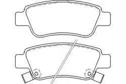 Fren Balata Arka (Honda CRV 07 > 11 2.0 I-Vtec R20a-2.2 Dizel / CRV 12 > R20a 2.0 Benzinli / CRV 12 > 1.6 Dizel)