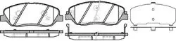 Balata Fren Ön-(Hyundai: Santafe 06 > 10 / Santafe 15 > / H350 2.5 CRDI / Kia: Sorento 11 > / Ssangyong: Korando-Actyon Sports 2.0 Xdi 4Wd 2010 > >)