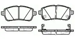 Ön Fren Disk Balata (Ford: Fiesta 2008 -) (/ Mazda 2 2008 > 2012 / Suzuki: Swift 2010 >) Wva 24283-24284-24285