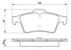 Arka Balatası Arka Espace IV Latitude Laguna II Megane II Sport Cmom Vel Satıs (Ford: Connect 02 -) (Nissan: Primera-P12 03 >