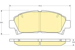 Balata Fren Ön-(Toyota: Avensis 00 > 02)
