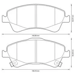 Balata Fren Ön-(Toyota: Avensis 09 > 13 / Verso 10 > 13)