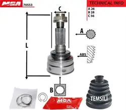Aks Kafa Dıs-(Mazda: 323-Familya 98 > 02 1.5-1.6 Zl)