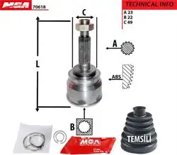 Aks Kafa Dıs-(Suzuki: Swift 90 > 02 1.6 Sedan-1.3 Gtı) (23×22×49)