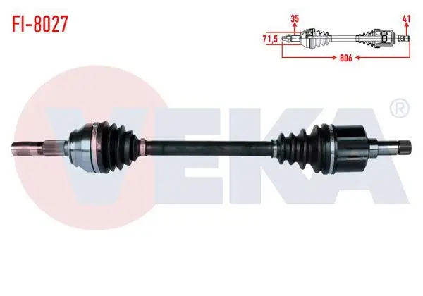 Komple Aks Sol Ön Fiat Ducato (250) 2.3 Mjt Uzunluk 806mm 2006-2014