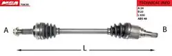Aks Komple Sol-(ABS Li)-(Toyota: Yaris 99 > 05 1.0)