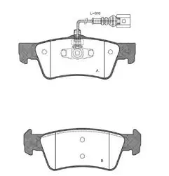 Arka Fren Balatası-Kablo 310mm (VW Transporter 03-08)