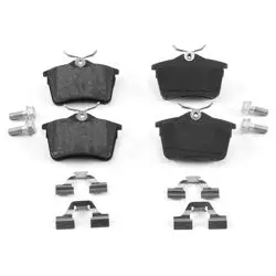 Fren Balatası Arka (87 mm) (Sekmanlı-4 Civatalı) Renault Megane II Citroen C2 C3 C4 Berlingo Ds4 Volkswagen Golf III-IV-V Bora Passat Polo