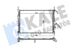 Su Radyatörü (672X460x185) (Klimasız) Ford V347 22 24 TDCI 06-(Alüminyum)