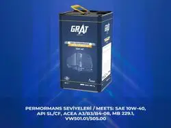 Motor Yagı 16 Litre 10W-40 Apı Cı-4 / Sl Acea E7-16 / E4-16 Volvo Vds-3 Renault Rld-2 Man M3277-Volvo Onaylı