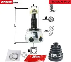 Aks Kafası Dıs Sağ-Sol (Fiat: Doblo 1.3 Mjtd 10-)