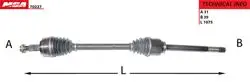Aks Komple Sağ Abssız Master III 2.3 M9t