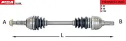 Aks Komple Sol-(Opel: Astra H 04 > > 1.4-1.6) (Eskı No: 14-02200106)