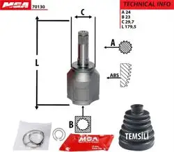 Aks Kafası İç Sol (Fiat: Grande Punto 1.3 JTD 75Hp 05-)