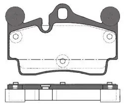 Arka Fren Balatası-(VW Touareg 03-10 Audi Q7 07-15 Porsche Cayenne 03-10)