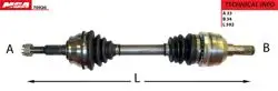 Aks Sol (Opel: Vectra A 1.7D 1.8 2.0)