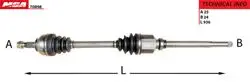 Aks Sağ (Citroen: C5 I 2.0 HDI 1.6 2001 > 2008 / C5 II 1.6 HDI 2004 > > C5 III 1.8 16V)