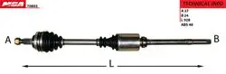 Aks Sağ Komple ABS Li-(Fiat: Scudo / Citroen: Jumpy / Peugeot: Expert / Xud9-Dw8 Xu7jp-Xu10j2-Ew10j4)