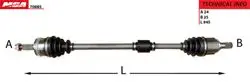 Aks Komple Sağ-(ABS Li)-(Hyundaı. i10 08 > 11 Benzinli)