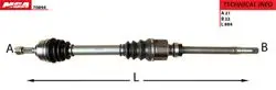 Aks Sağ Komple-(Peugeot: 206 Tu3a-Tu3jp-Et3j4-Dv4td)