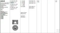 Piston 88.00 mm (Std) Mercedes Sprinter 213 / 313 / 413 / 308 / 311 / 314 / 408 / 411 / 416 / 416 CDI W203 E200 / 220 / 270 / 280 / 320 CDI S320 CDI Om646.961 / 962 / 963 / 966 Om647.961 / 981 (4-5-6 Sıl) (0.20 Kısa)