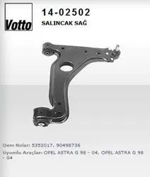 14.02502 / Salıncak Sağ (Opel: Astra G / Astra H / Vectra B / Zafira)