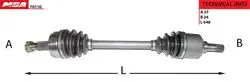 Aks Komple Mıllı Sol Abssız (Fiat: Scudo Peugeot: Expert-806 Citroen: Jumpy 1.9D)