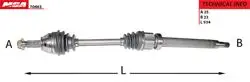 Aks Komple Sağ (Ford: Focus 1.6 Zetec 98-05)