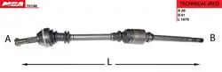 Aks Sağ ABS Li 14 Luk 54D 14Q TD (Fiat: Ducato 2.5 TD 1995-2002) Ml5 Sanz