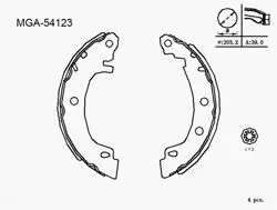 Kampana Balata (Renault: Megane I 96-03 / Opel: Astra F -)