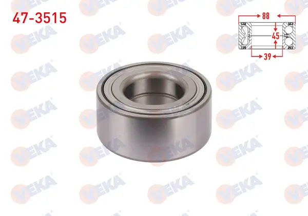 On Tekerlek Rulmanı Sol-Sağ ABS Okuyuculu 45×88X39 Renault Traffic II 1.9 DCI-2.5 DCI 2001-2014 / Opel Vivaro 1.9 Dı-2.5 Dtı 2002-2014