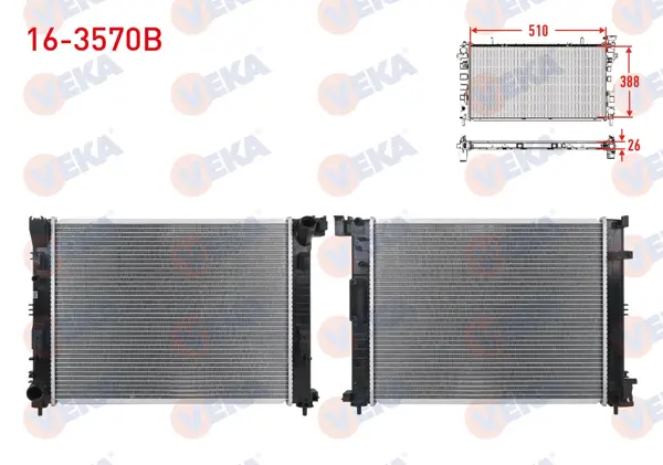 Su Radyatörü Brazing Renault Clio V 1.5 Blue DCI 2020 -