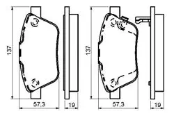 Fren Balatası Ön Wva 23709-23710-(Opel: Corsa D 1.3 CDTI 90 Bg 07 06-/ Fiat: Doblo 05-Ym Linea 1.4 Tjet Stilo 04-Grande Punto 1.3D 90 Hp Idea 1.9 JTD) Tek Fiş