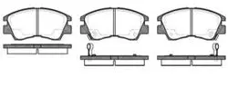 Balata Fren Ön-(Mitsubishi: L300 90 > 08 / L200 86 > 97)