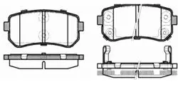 Balata Fren Arka-(Hyundai: Accent Era 07 > 11 / i30 08 > 12 / Ix35 11 > 13 / i20 08 > 12 / i20 12-14 / Kia: Sportage 11 > 13 / Ceed 06-13 / Rio 1.5 05-/ Cerato 08-11 / Sportage 10 > 1.6Gdı-2.0Crdı / Picanto 04 >) **-55244 İle Aynı **