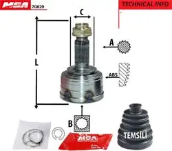 Aks Kafa Dıs-(Honda: Civic 96 > 00) (26×28×55mm)
