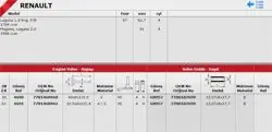 / Subap Takımı Megane 2.0 8V (In 4 / Ex 4)