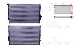 Su Radyatörü Mekanik Mt-At 650X433 mm VW Golf7 Passat Audi A3 Tt Seat Leon 1.8 TSI 2.0 1.8 TFSI 2.0 TFSI 2.0 Gtı 2.0 Cupra 13 >
