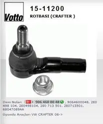 15.11200 / Sağ / Sol Rot Başı (VW Crafter 06-16 Mercedes Sprinter 06-16)