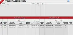 Takım Subap (10V) Volkswagen Transporter T4 25D ACV Ahy Ajt