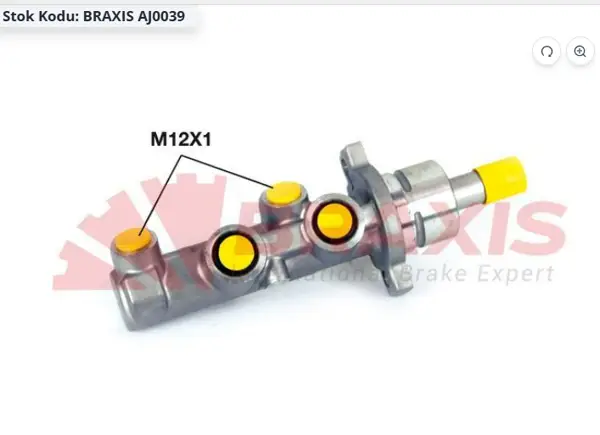Fren Ana Merkezi Fiat Stilo 1.2 1.6 1.9 JTD Dmtj 01 > 06 22.20 mm