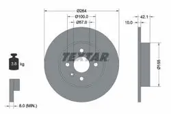 Fren Diski Arka 264X10 4 Bijon