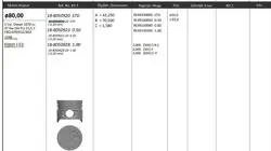 Piston 80.00 mm (Std) Renault Kangoo 1.9D 97-F8q 630 / 632 / 662 (Rıken Segmanlı) (0.20 Kısa)