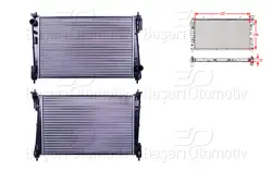 Su Radyatörü Mekanik Mt 632X398x32 Opel Corsa D 1.3 CDTI 1.6 Turbo 1.7 CDTI Fiat Bravo Doblo Grande Punto 1.3D Multıjet1.6 D Multijet 06 >